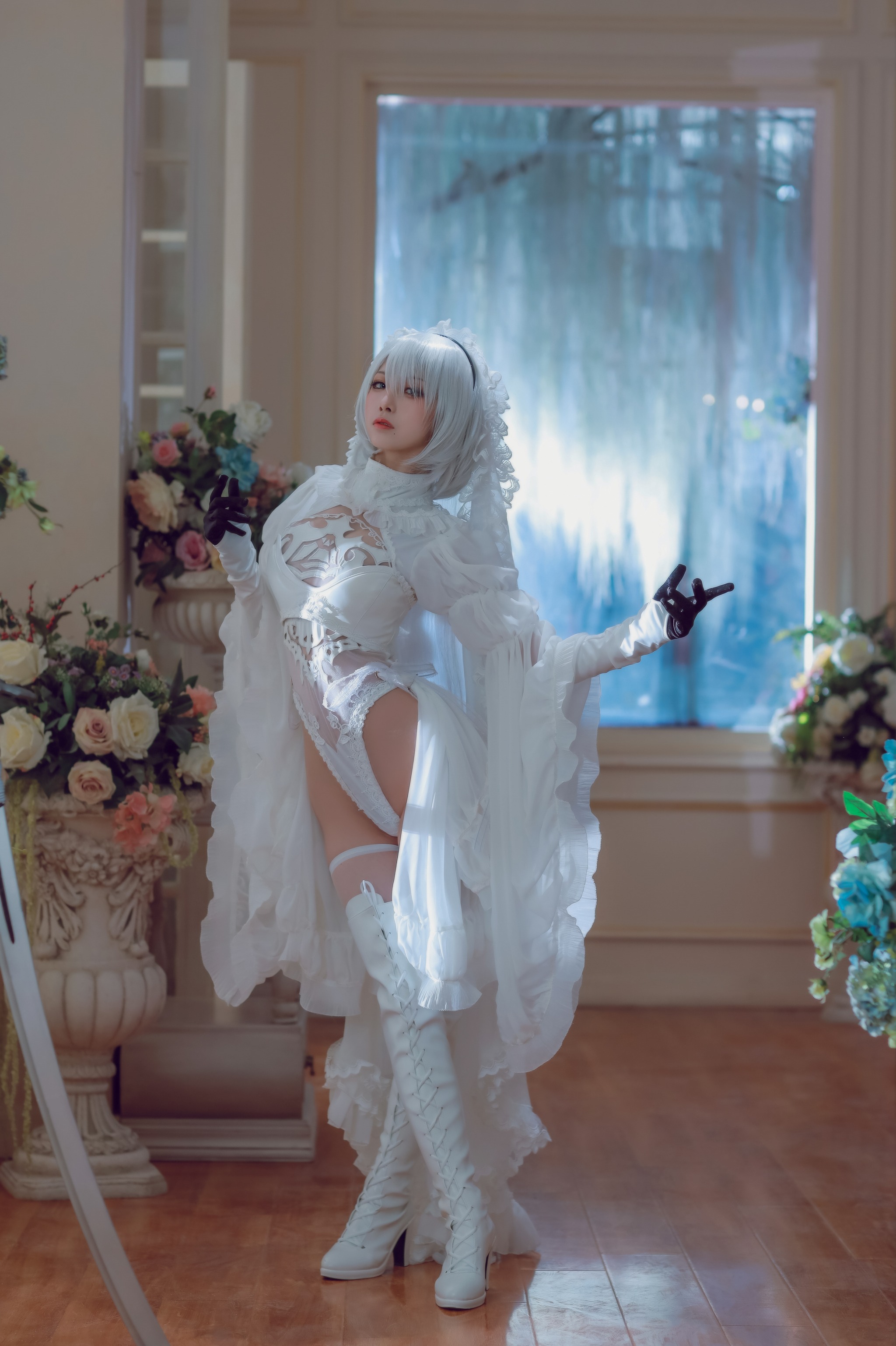 水淼Aqua - NO.053 尼尔机械纪元 2B [55P]-XikXak